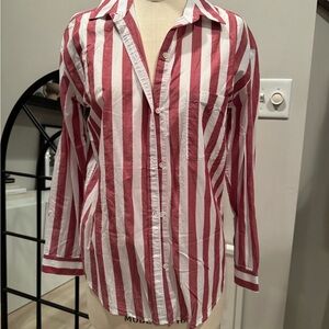 Aritzia community button up blouse